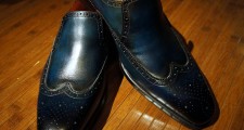 Navy shoes